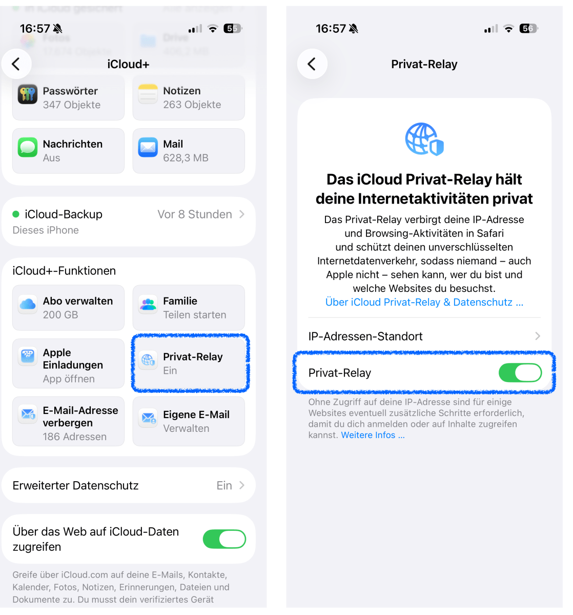 iCloud Private Relay funktioniert nicht? Das können Sie tun