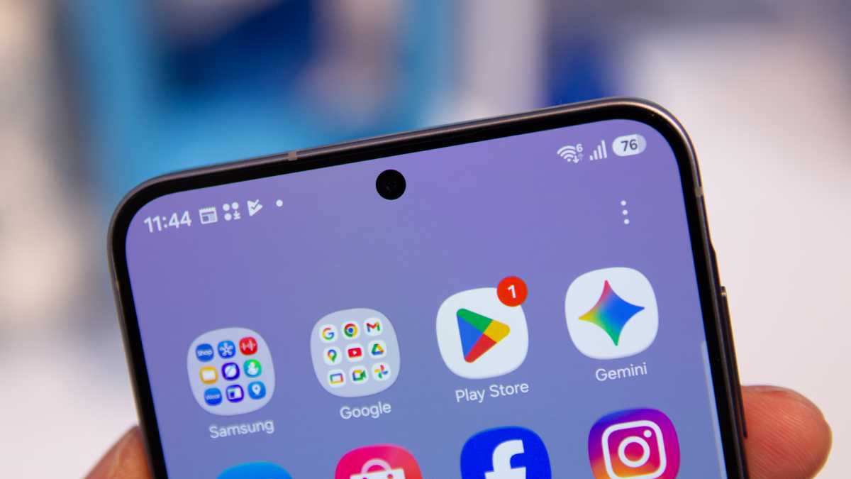 Samsung Galaxy A57 front camera