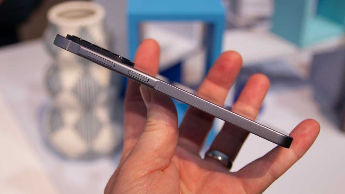 Samsung Galaxy A57 side and buttons