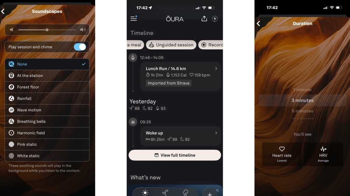 Oura Ring 4 guided sessions