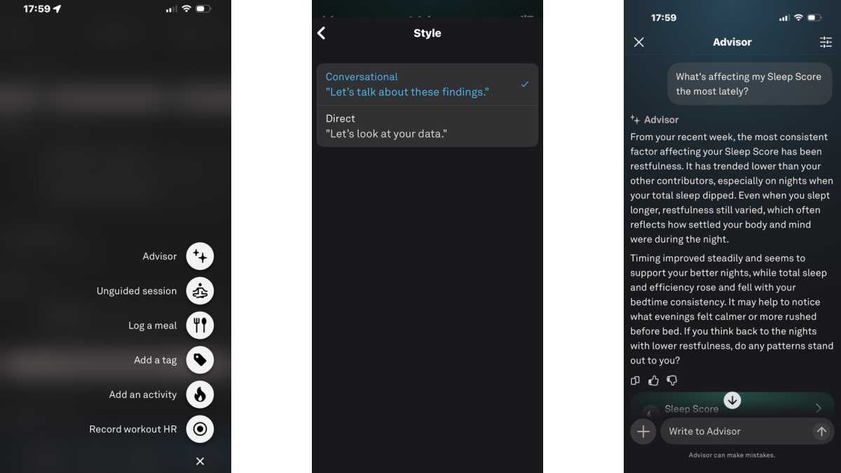 Oura advisor