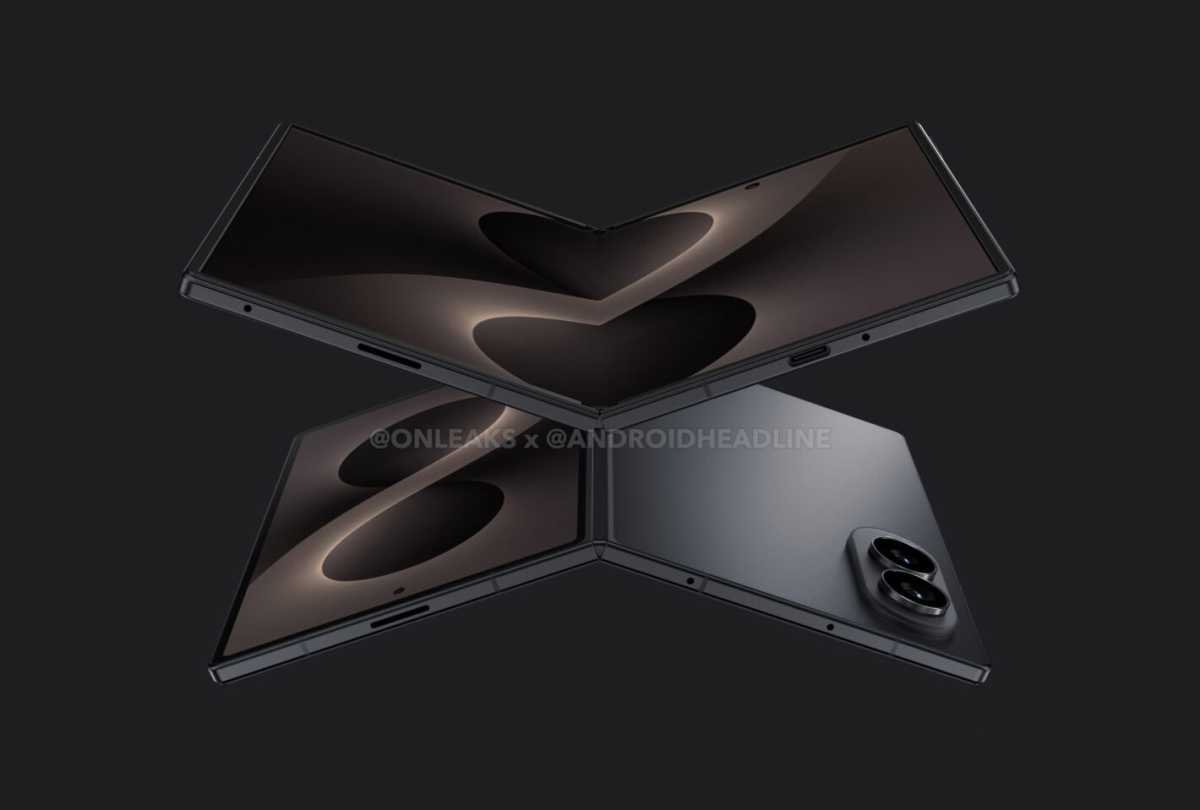 Samsung Galaxy Z Fold 8 Wide Version Render 2