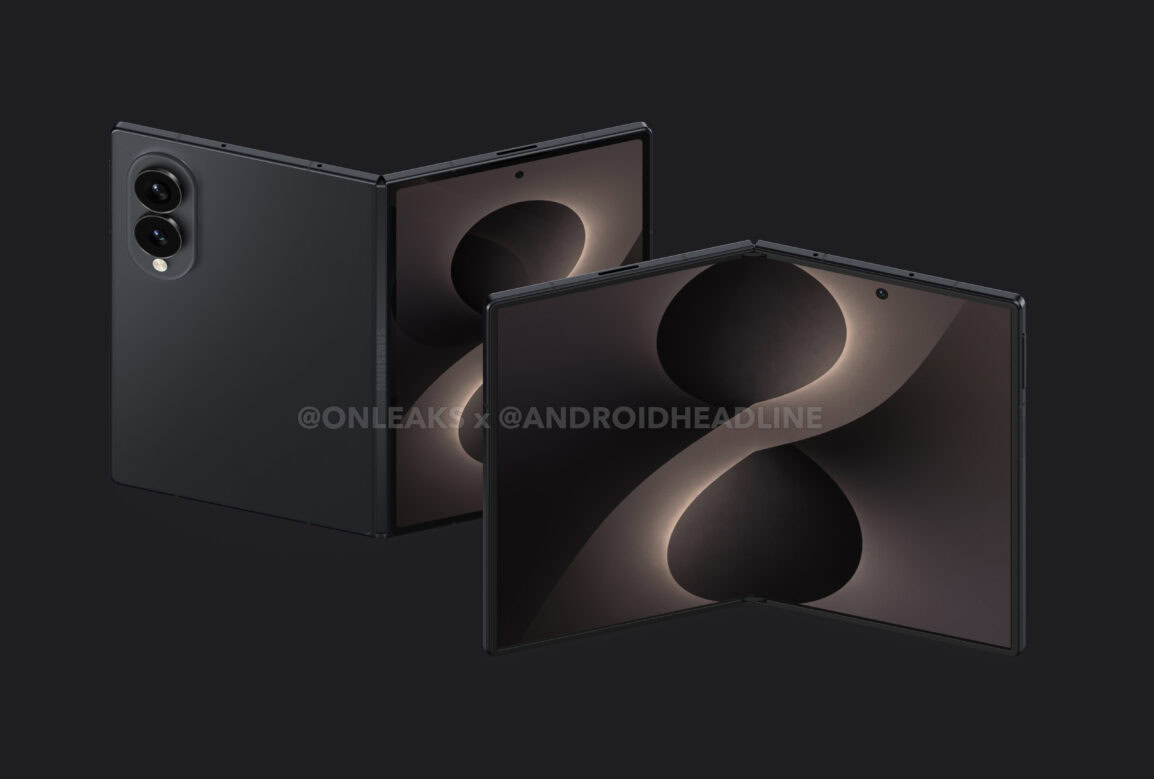 Samsung Galaxy Z Fold 8 Wide Version Render