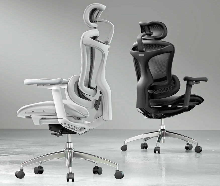 Sihoo C300 ergonomic chair white and black