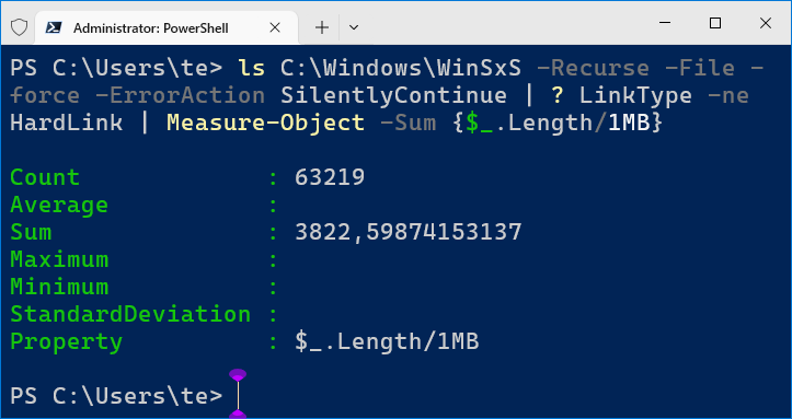 Win11 aufraeumen p04 11 WinSxS