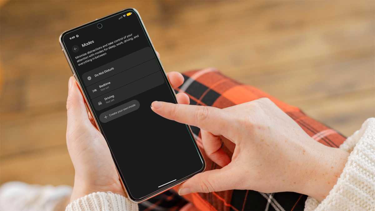 Do not disturb mode on an Android