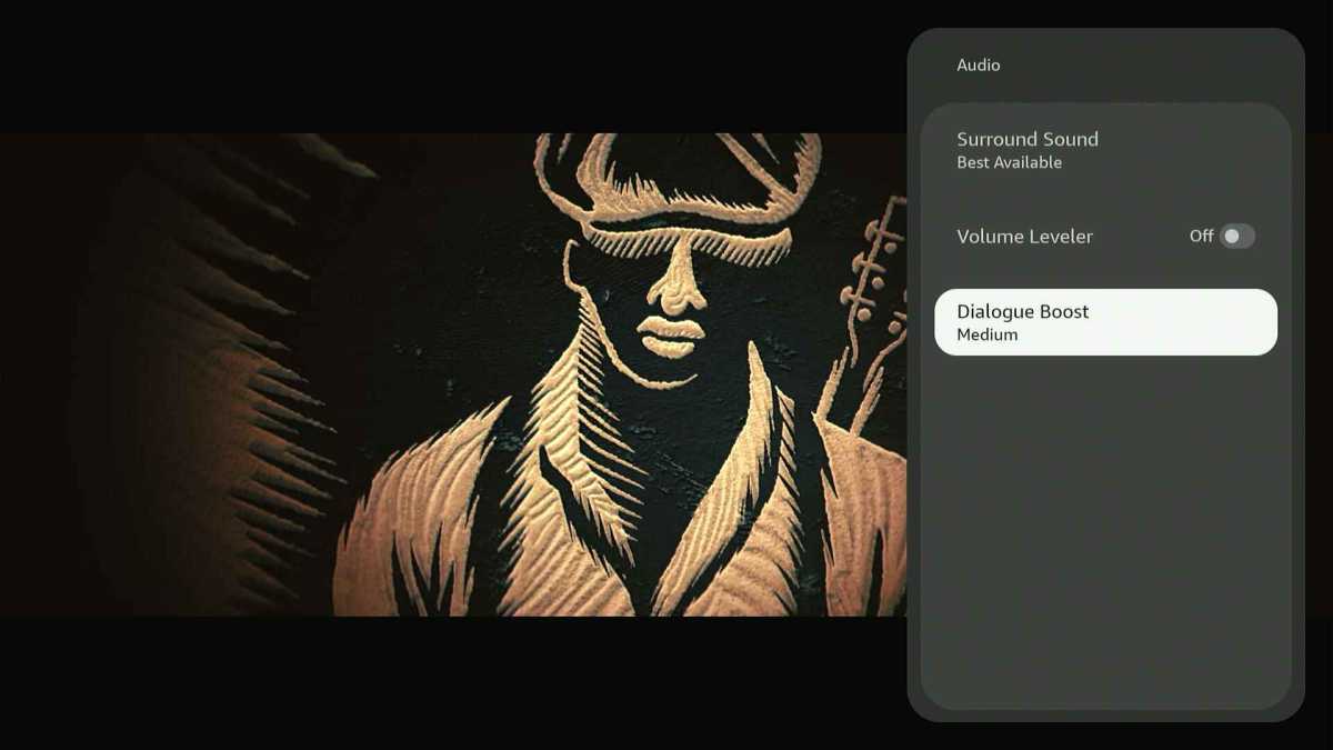Fire TV dialog boost options