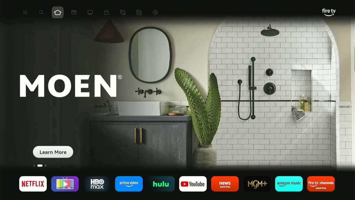 Fire TV new UI advertisement