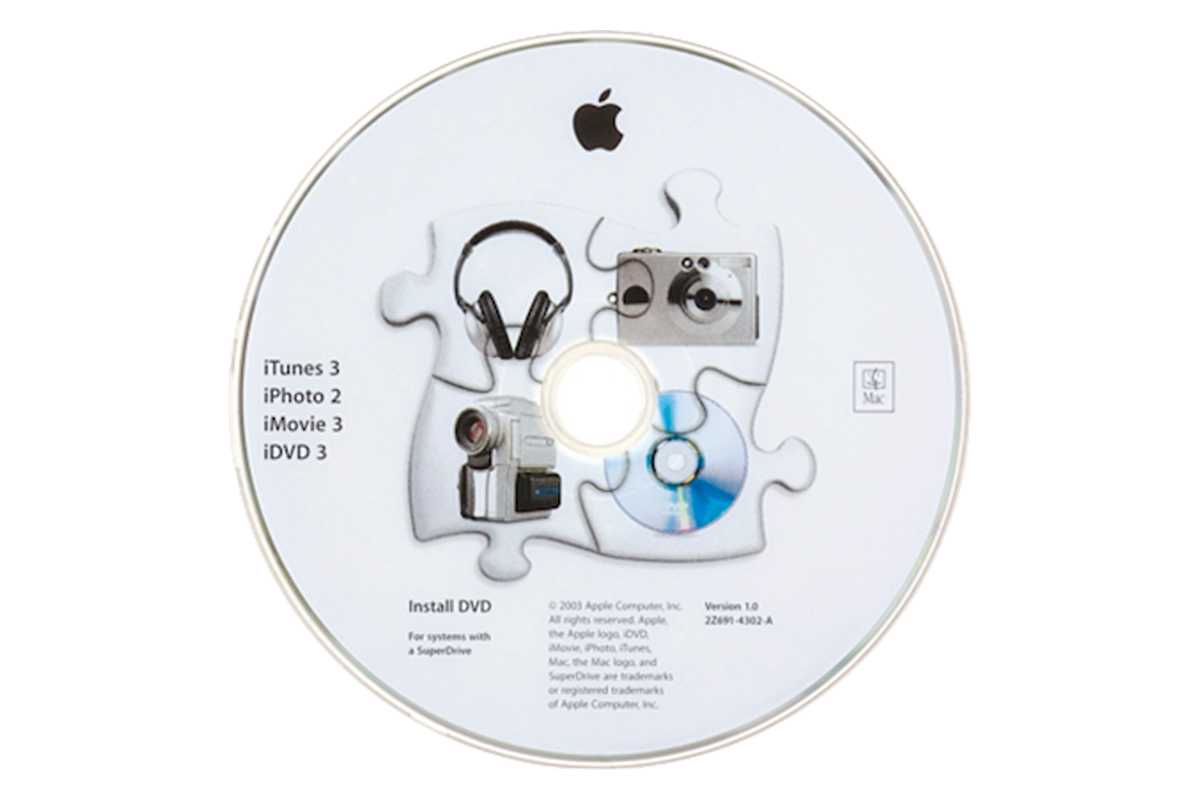 Apple iLife 2003 disc