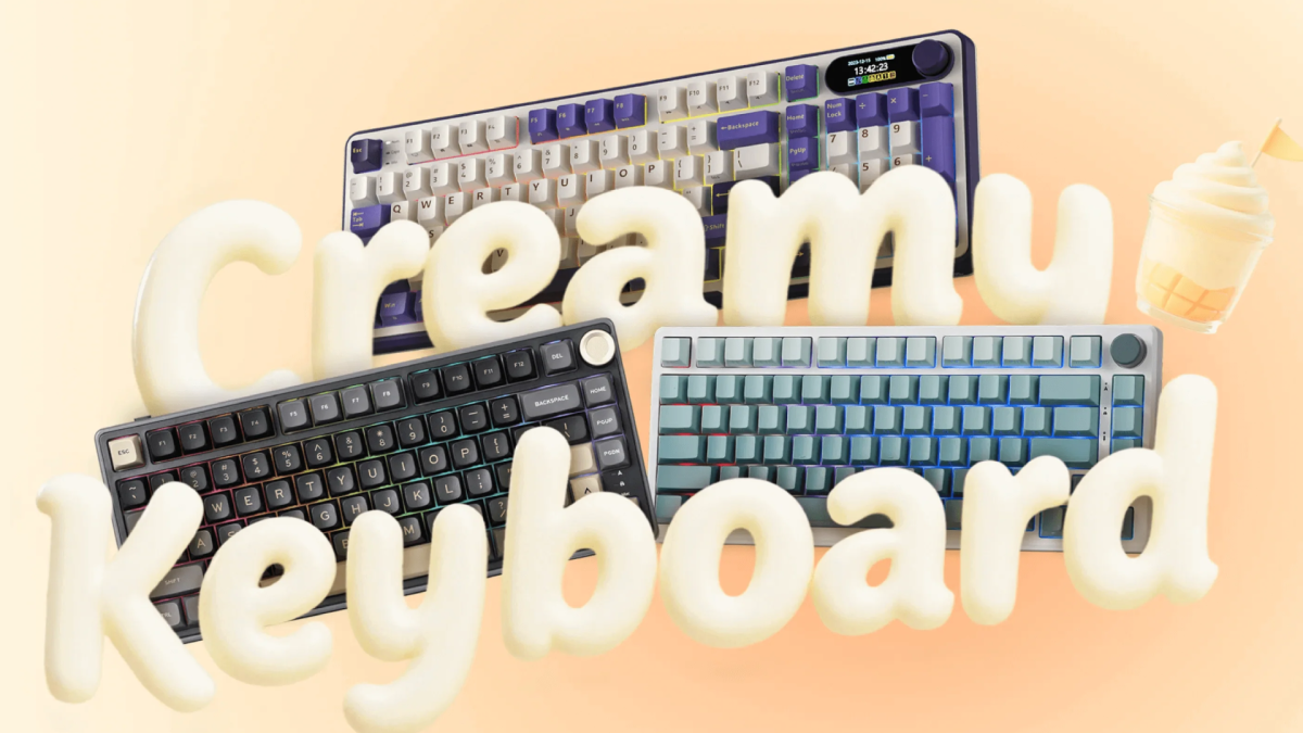 Royal Kludge "creamy keyboard" promotional image