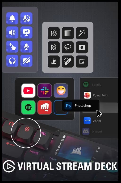 Stream Deck functionality in Corsair Vanguard