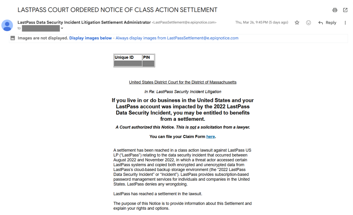 The LastPass breach settlement is real. Here’s what you should know ...