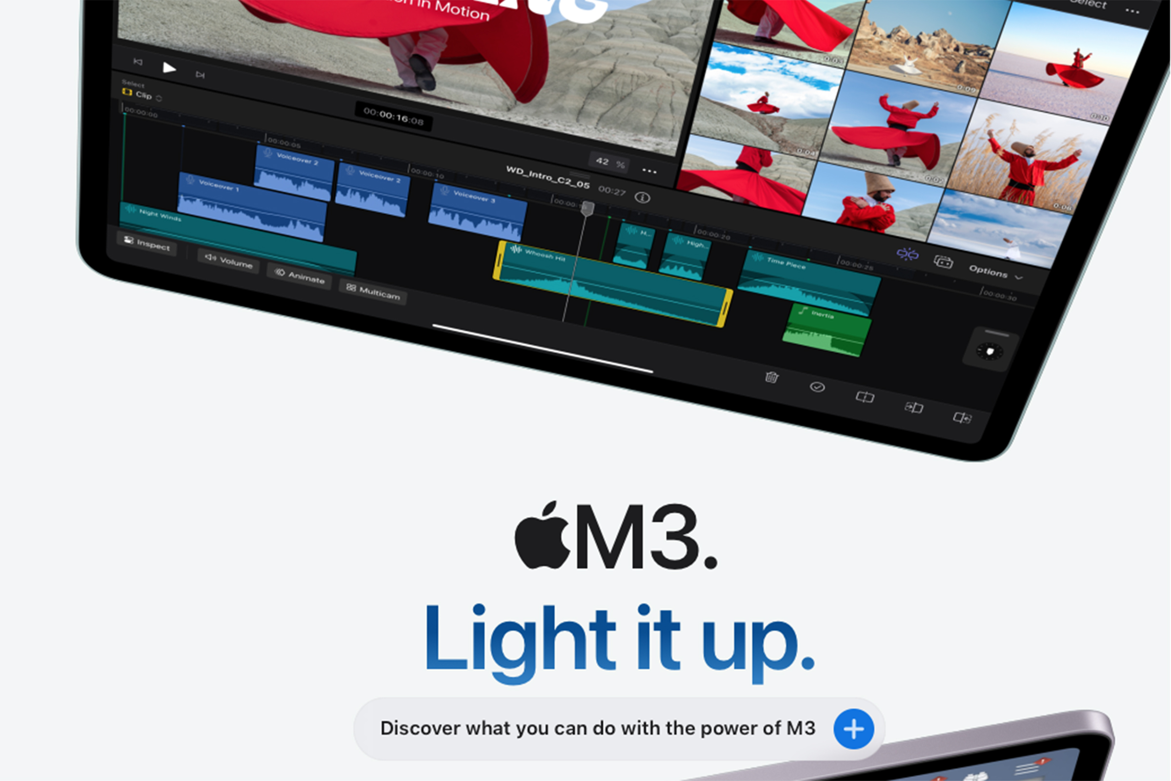 apple website for m3 ipad air