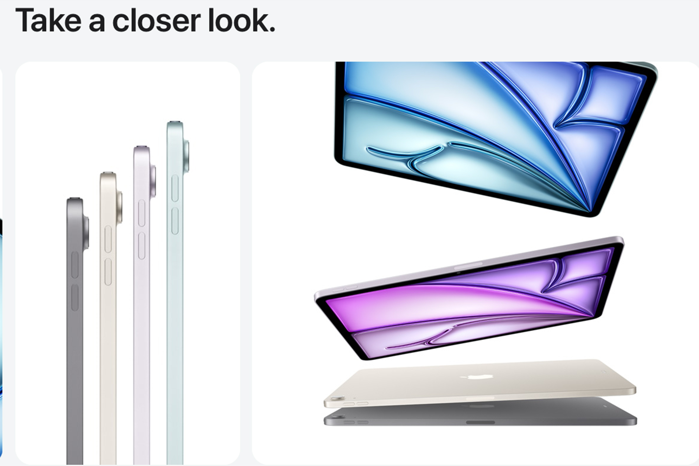 apple website for m3 ipad air