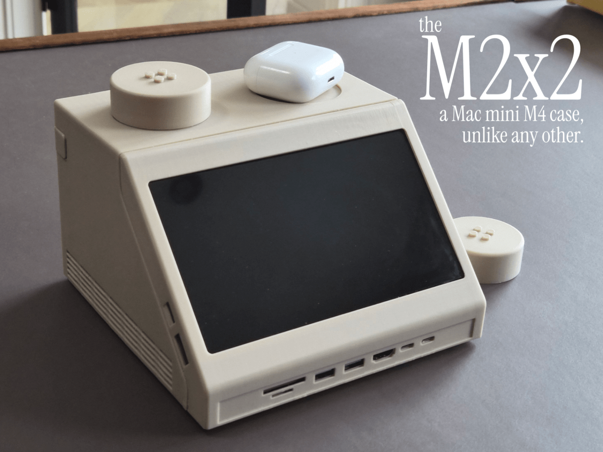 M2x2 retro Mac mini chassis