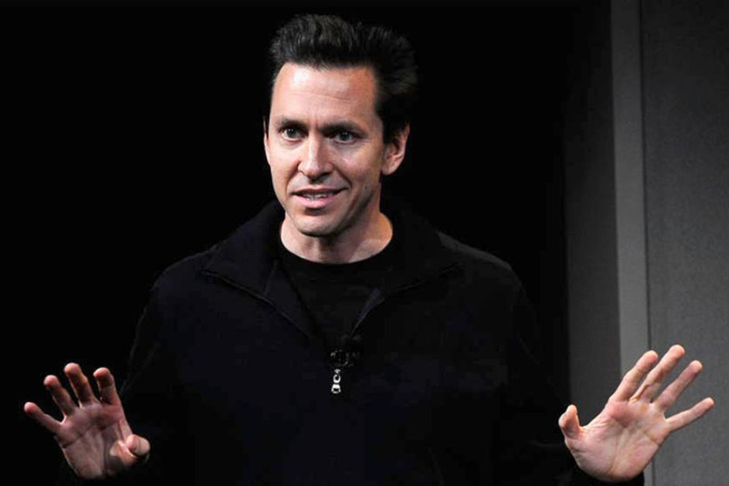 Scott Forstall during an Apple keynote