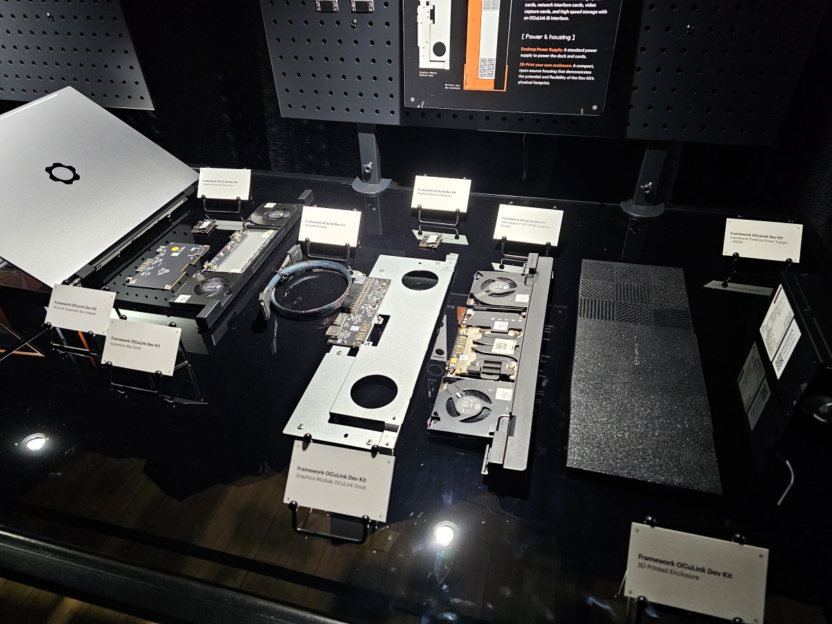 Framework Oculink external GPU dev kit