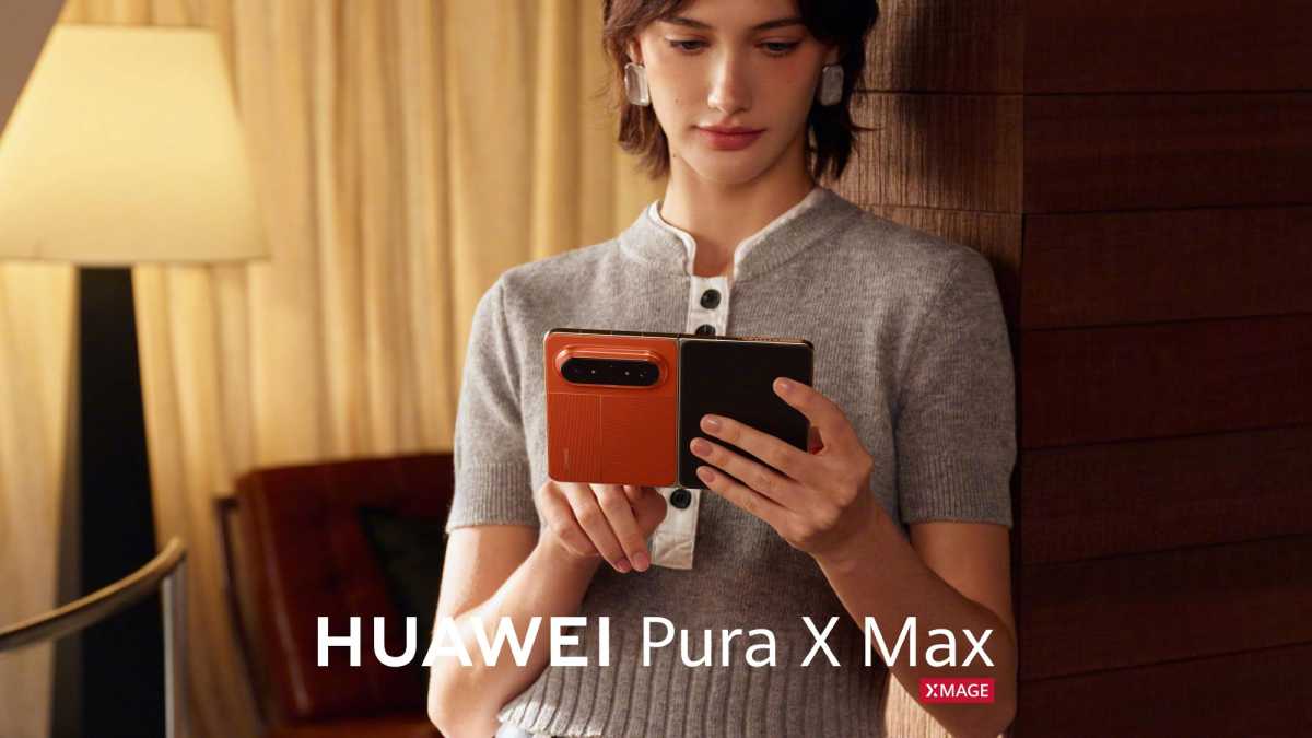 Huawei Pura X Max orange