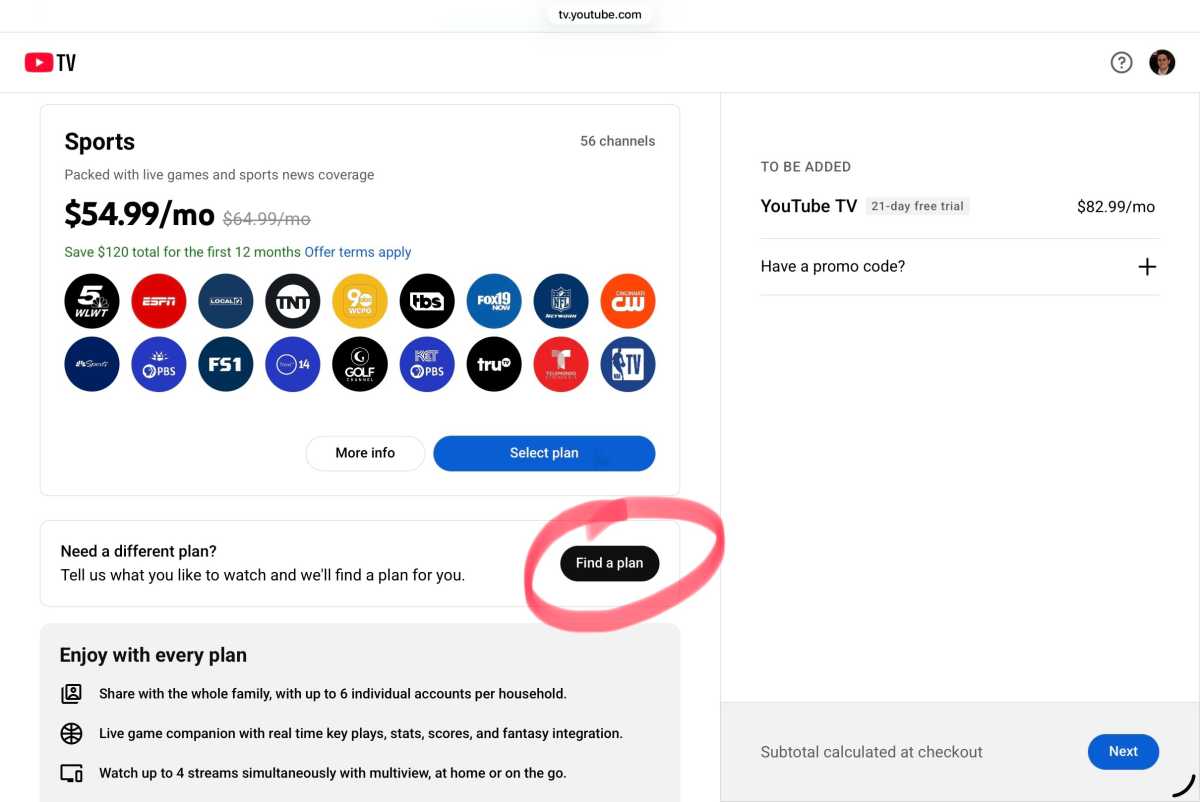 Most of YouTube’s genre plans can only be found after signing in and starting the sign-up process.