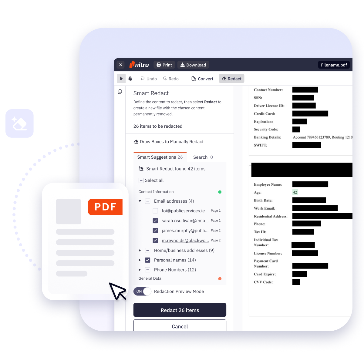 Nitro Smart Redact 3