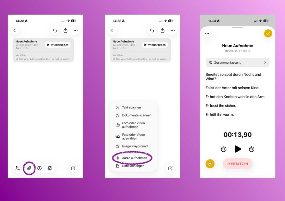 Notizen am iPhone: Die fünf besten Funktionen