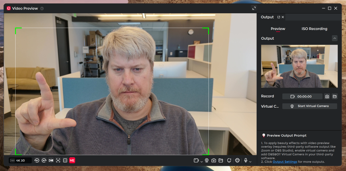 Obsbot Tiny 3 webcam gestures