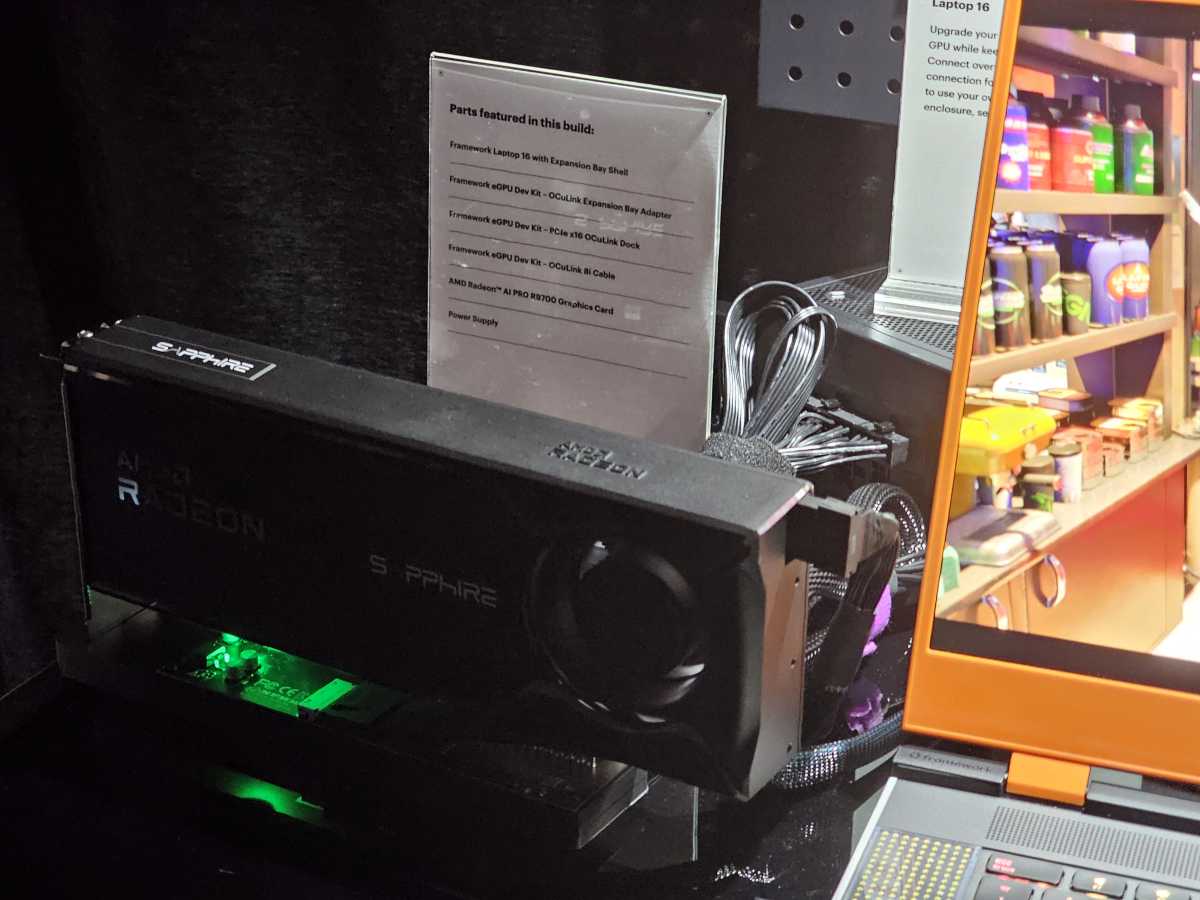 OcuLink Radeon graphics card