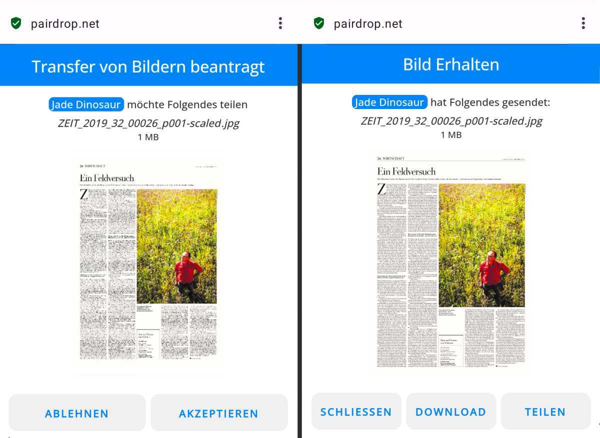 Pairdrop
