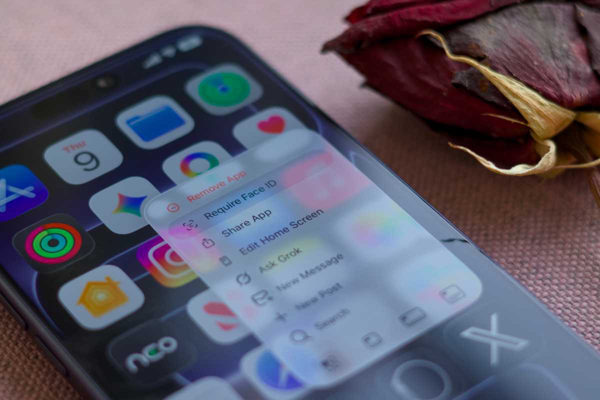Require Face ID option on iOS