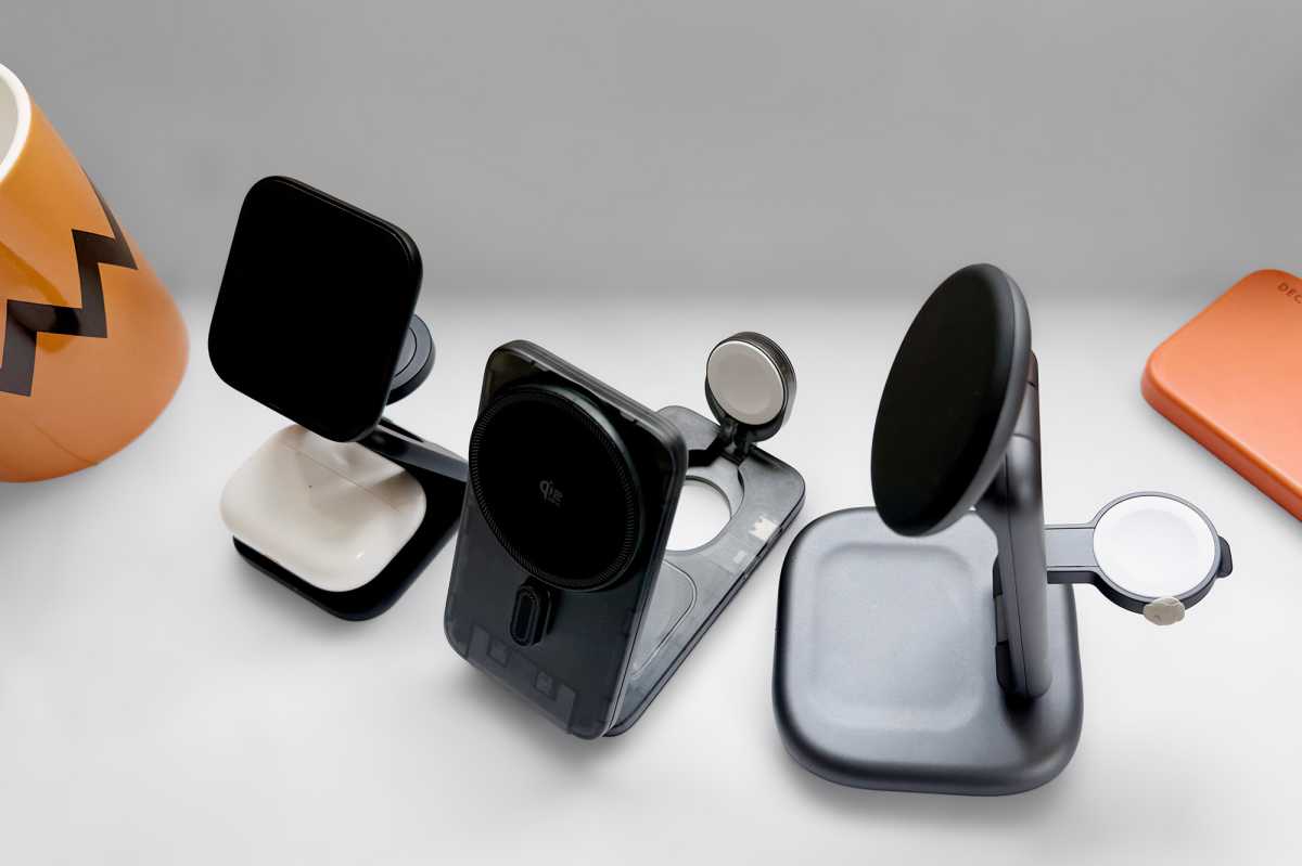 Satechi 3 in 1 Foldable Wireless Charging Stand with Qi2 25W vs Kuxiu vs ESR