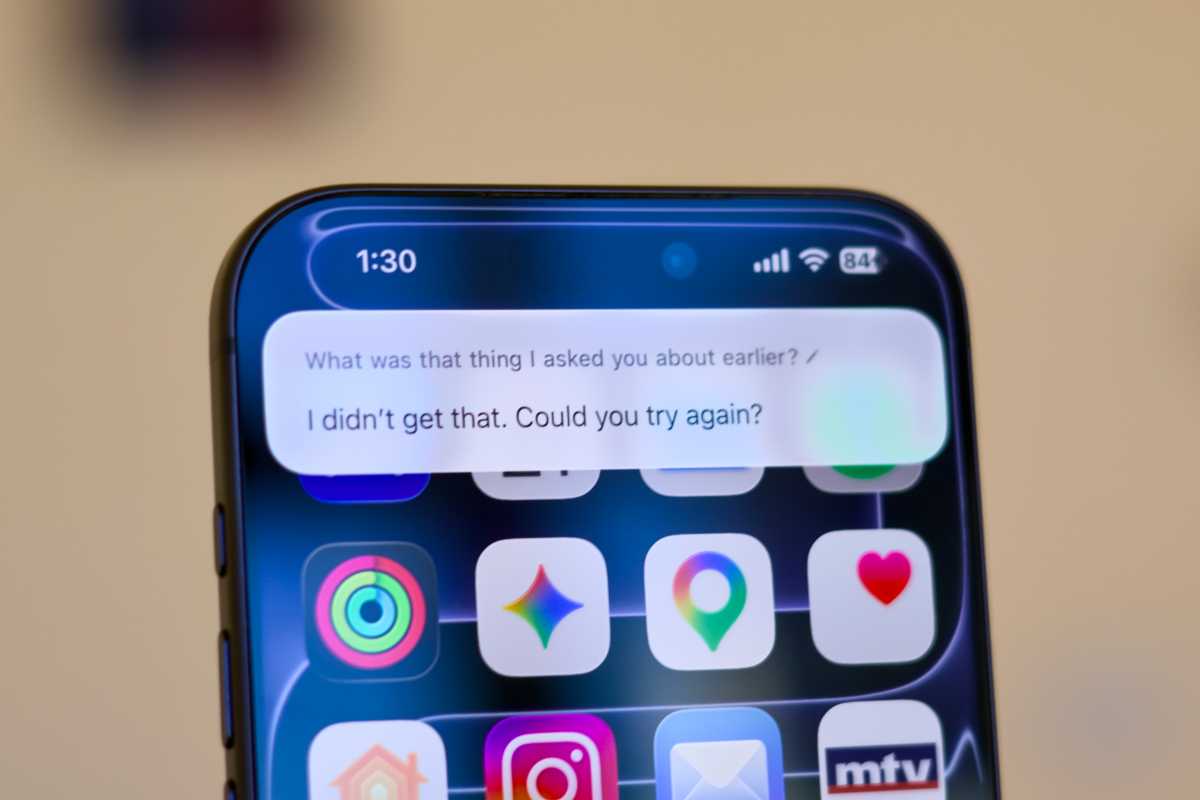 Siri failing to remember a previous chat