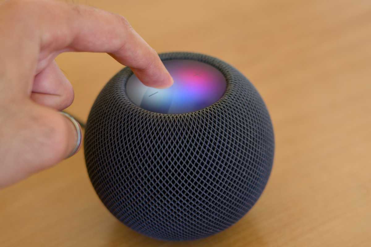 Triggering Siri on HomePod Mini