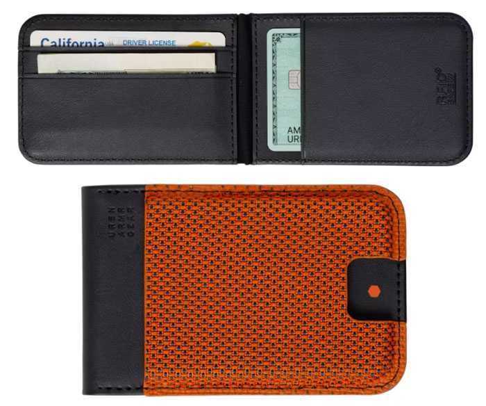 UAG Metropolis Wallet Kevlar MagSafe Wallet Burnet Orange