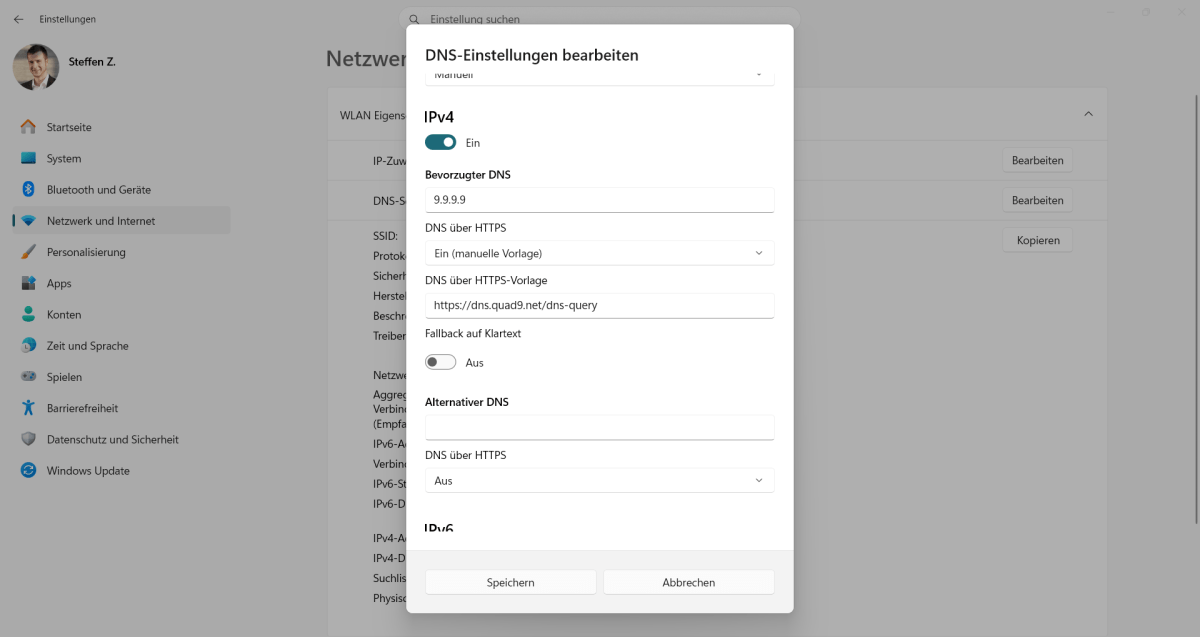 Windows absichern 02 DNS Haertung