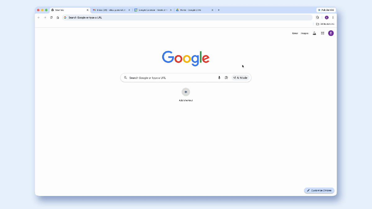 Google Chrome vertical tabs