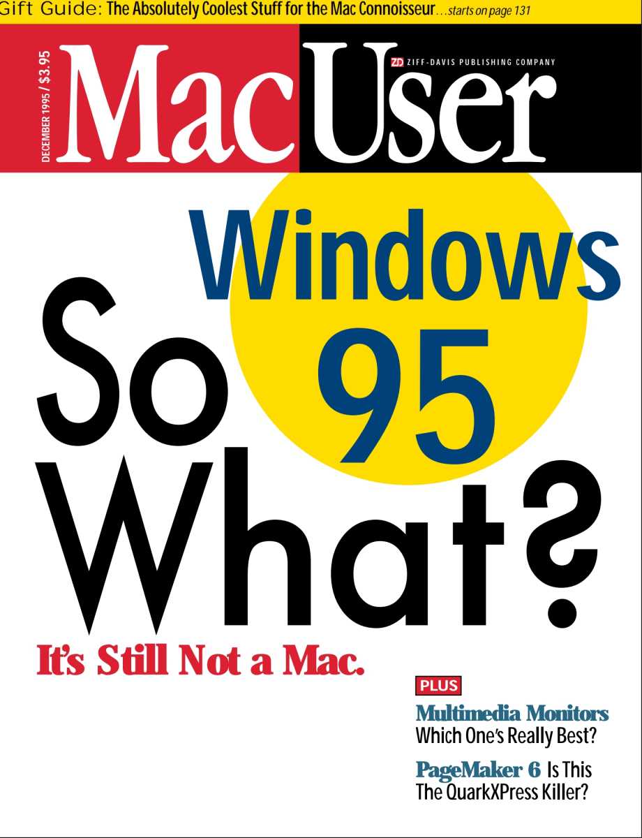 December 1995 MacUser cover