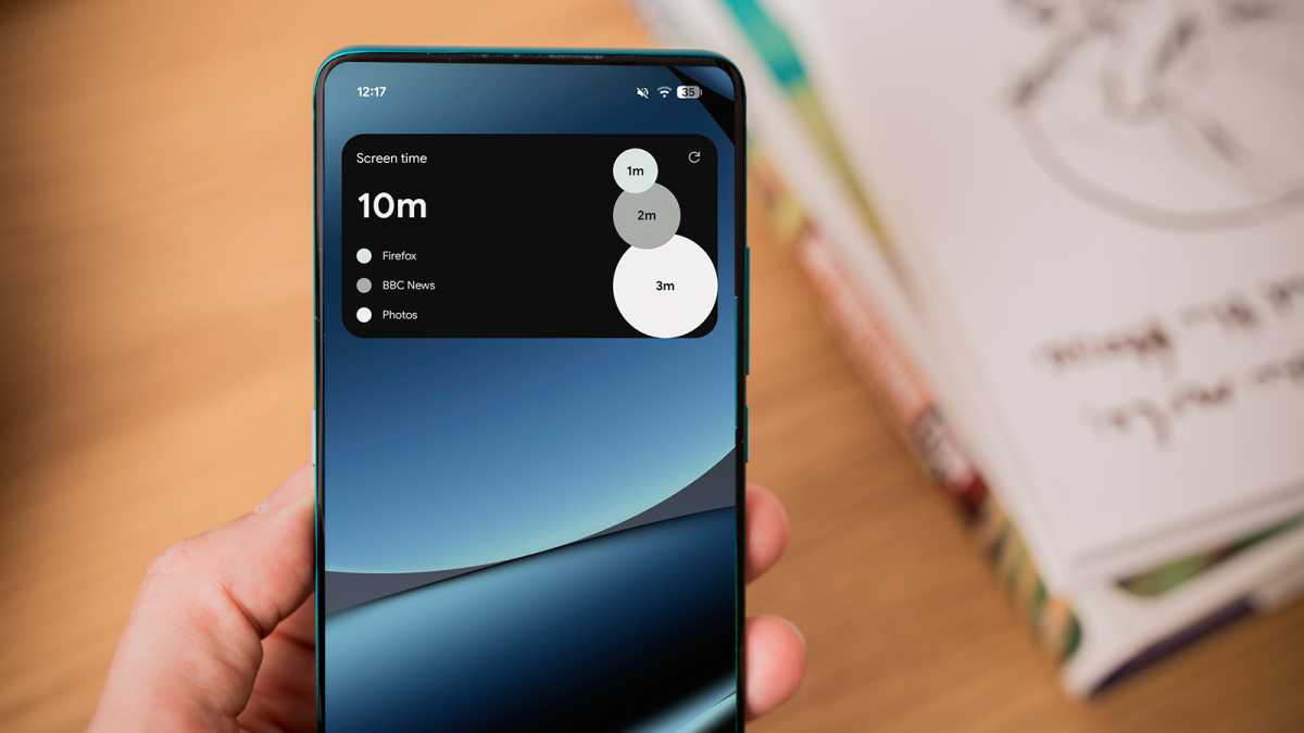 google pixel digital wellbeing widget