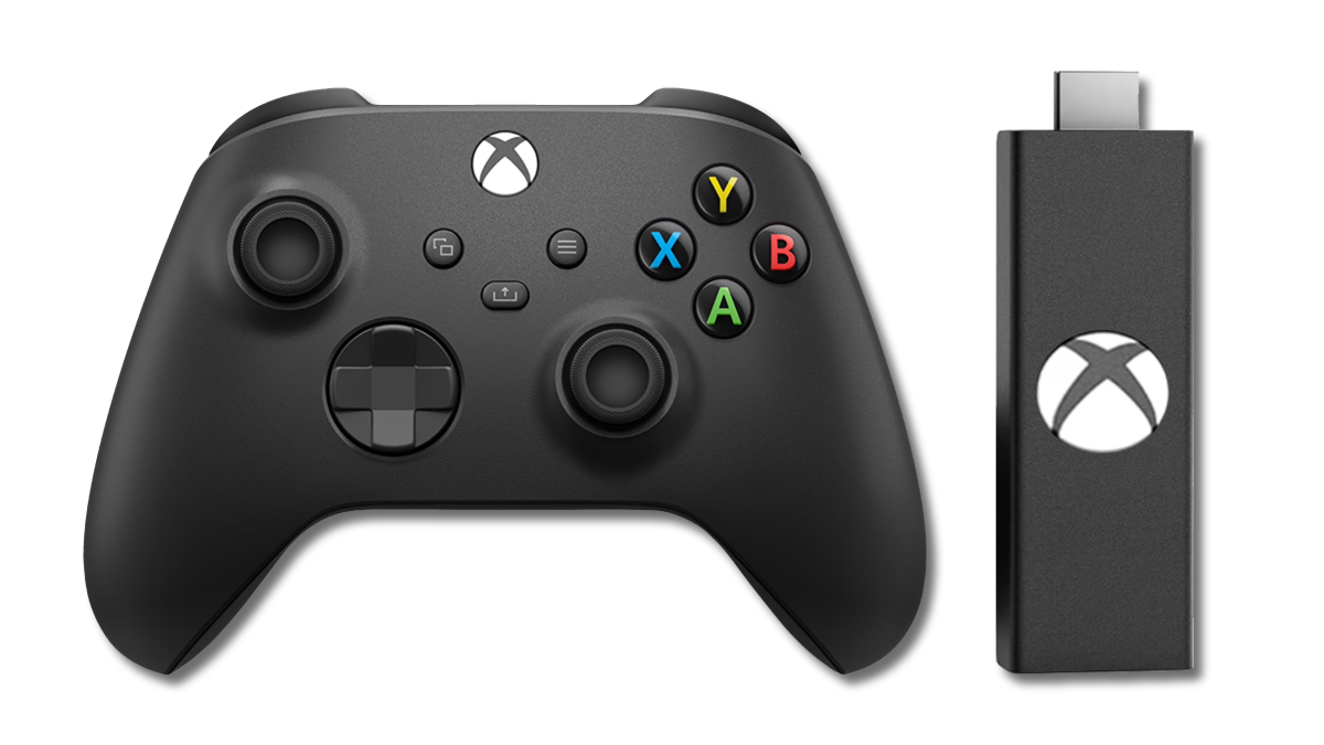 Xbox controller and streaming stick