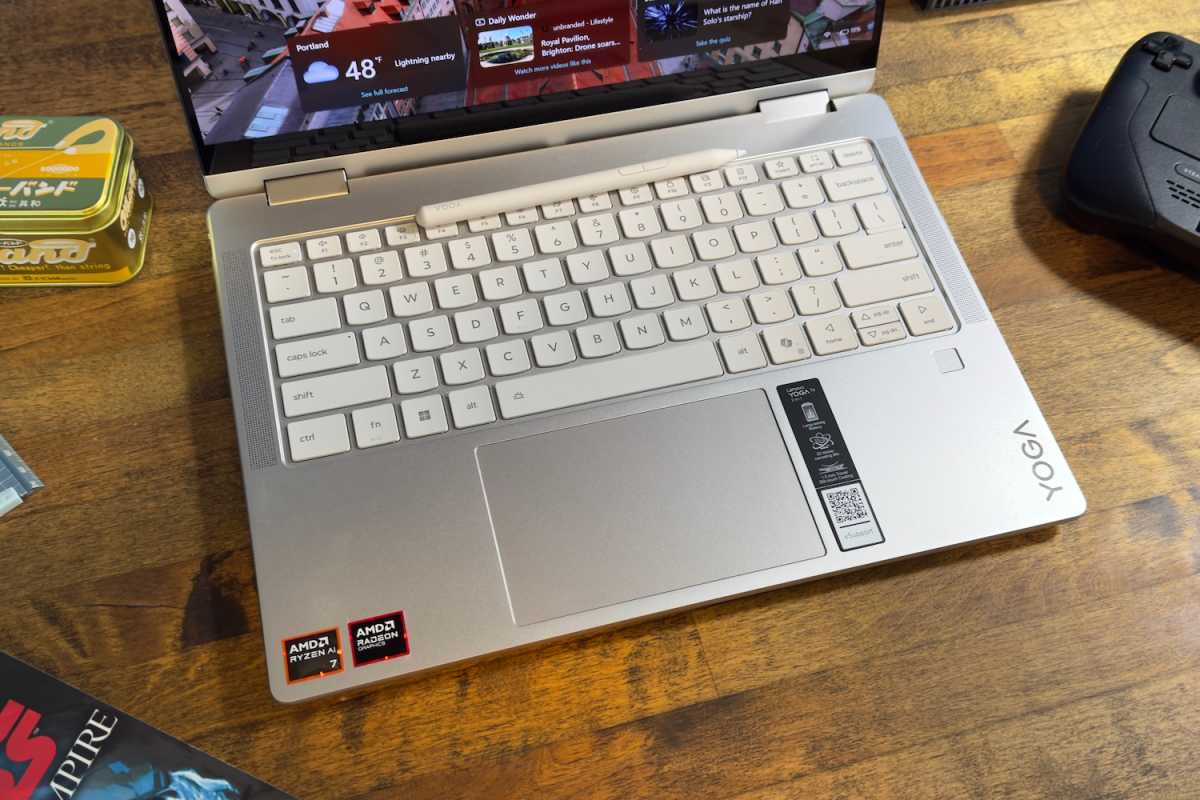 Lenovo Yoga 7a 2-in-1 keyboard