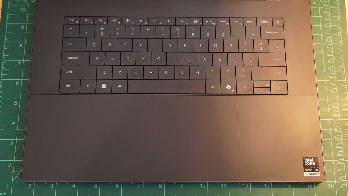 Dell XPS 16 keyboard