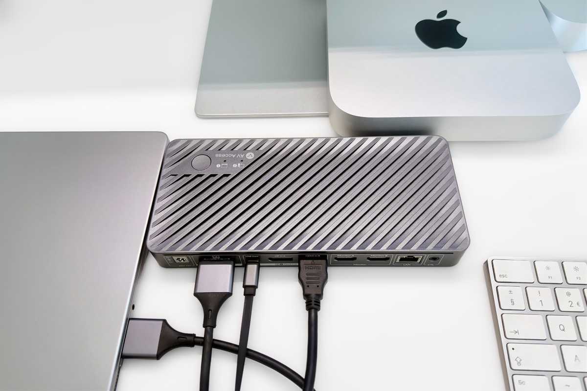 AV Access iDock M10 KVM MacBook Mac mini