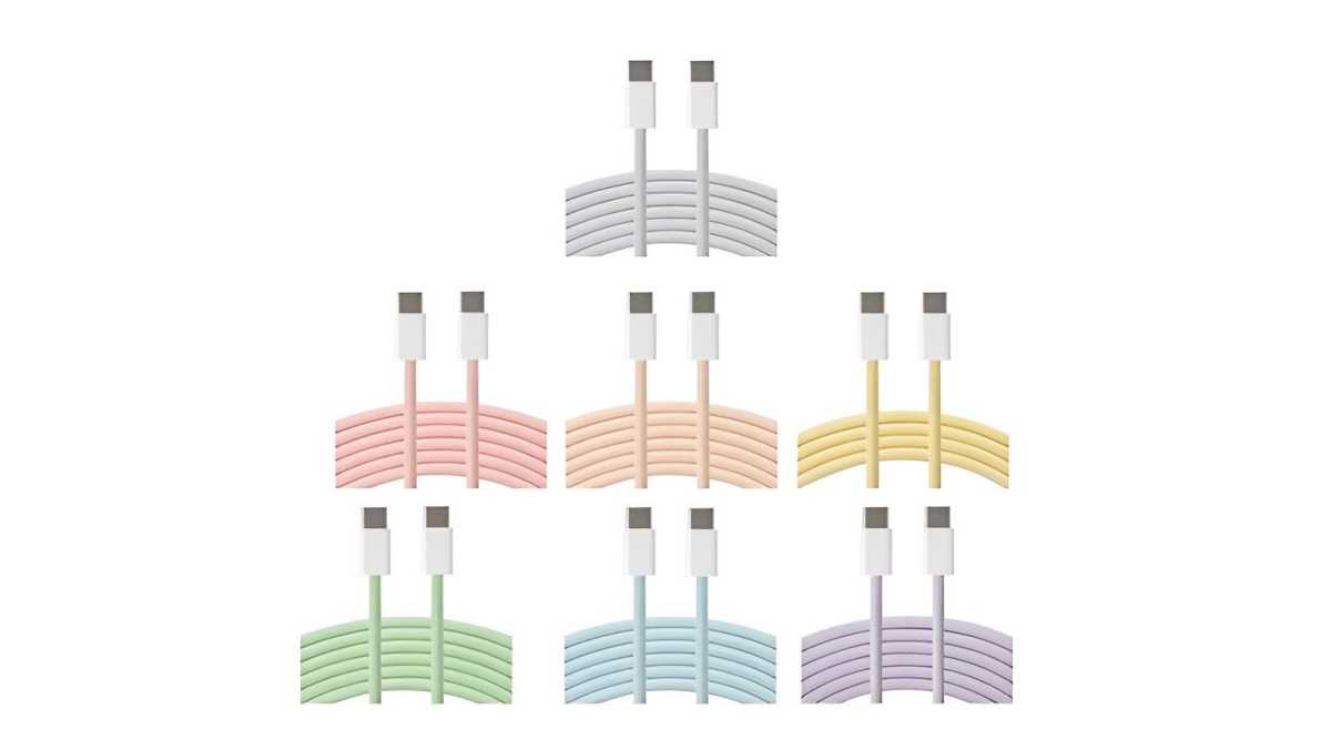 iMac の美しい色のこれらの公式 Apple USB-C ケーブルは、1 本わずか 9 ドルです