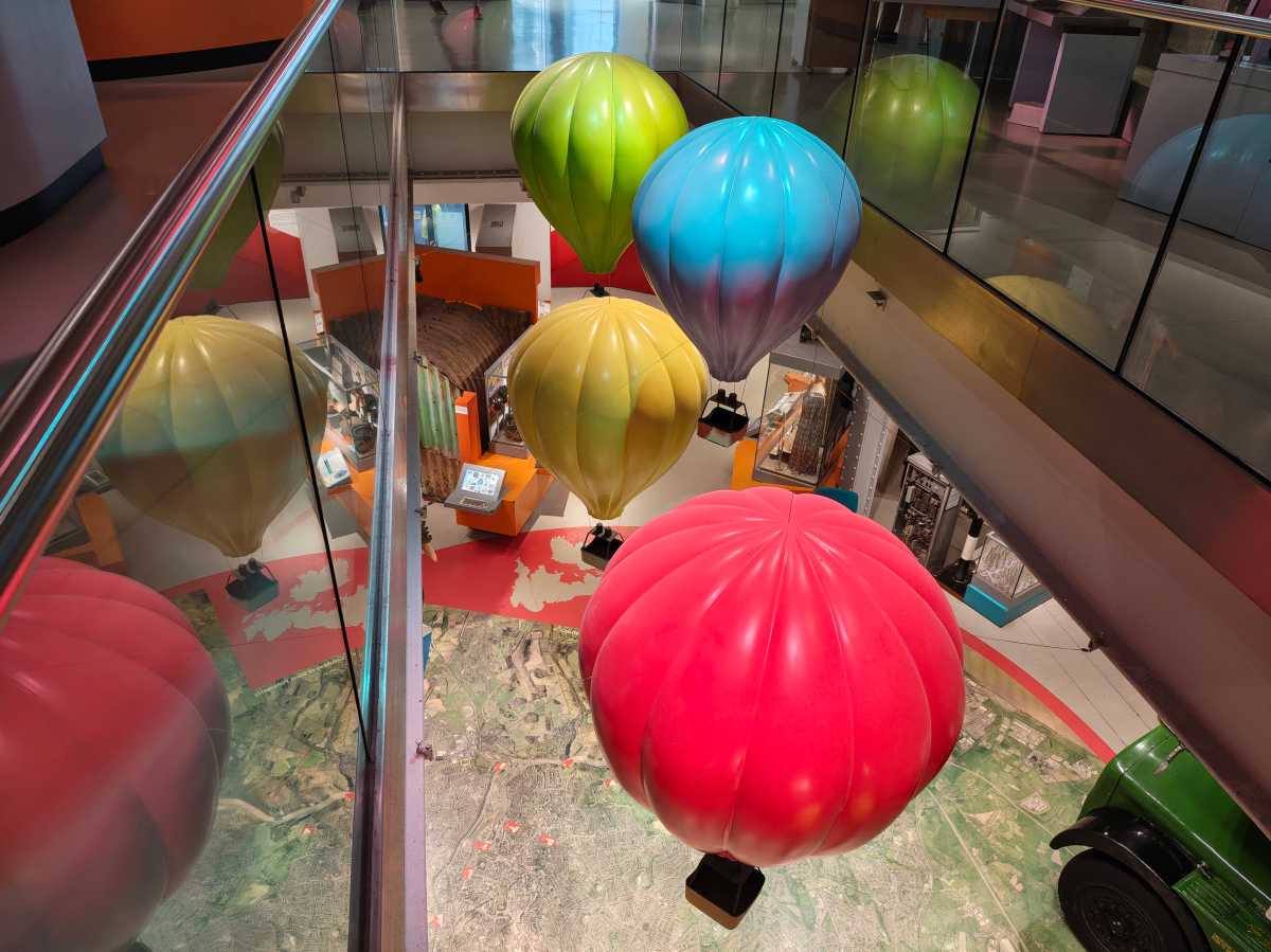 Balloons indoors