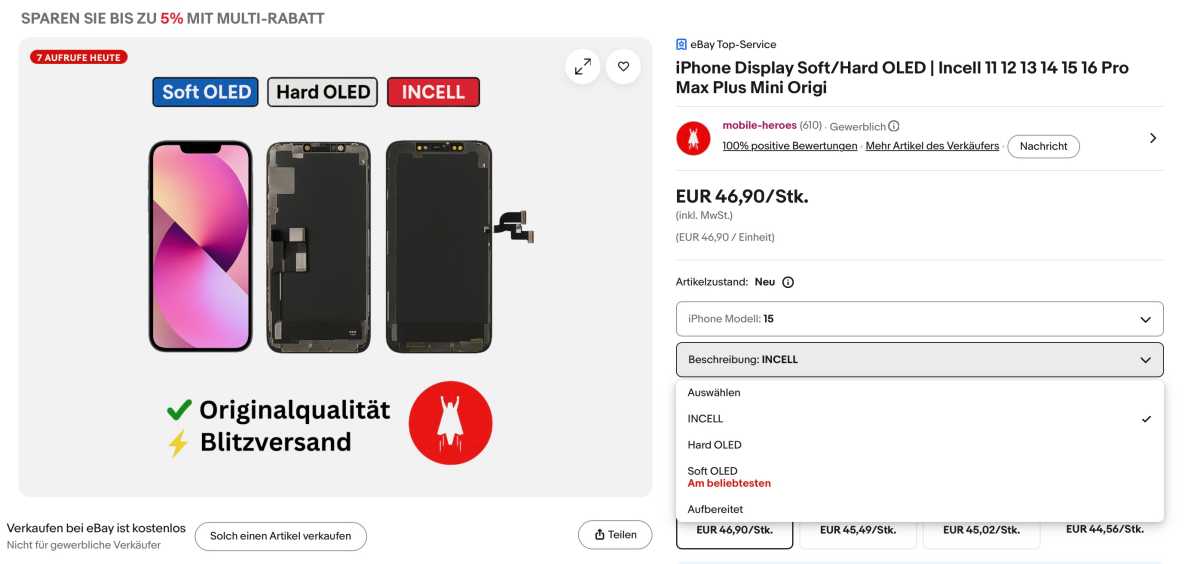 iPhone-Display kaputt? 5 Reparaturmöglichkeiten und ihre Folgen für den Ebay-Wert