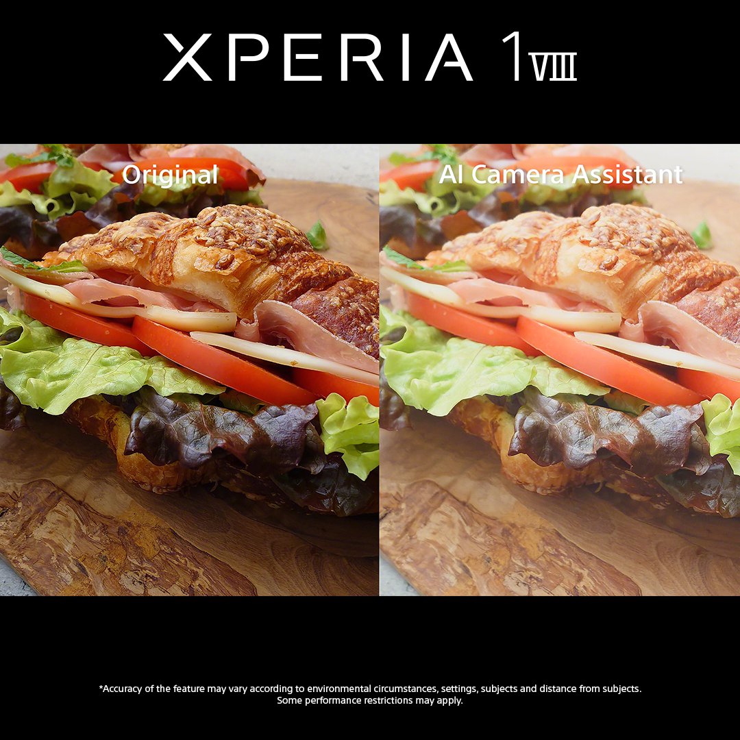 Sony Xperia 1 VIII AI Camera Assistant comparison
