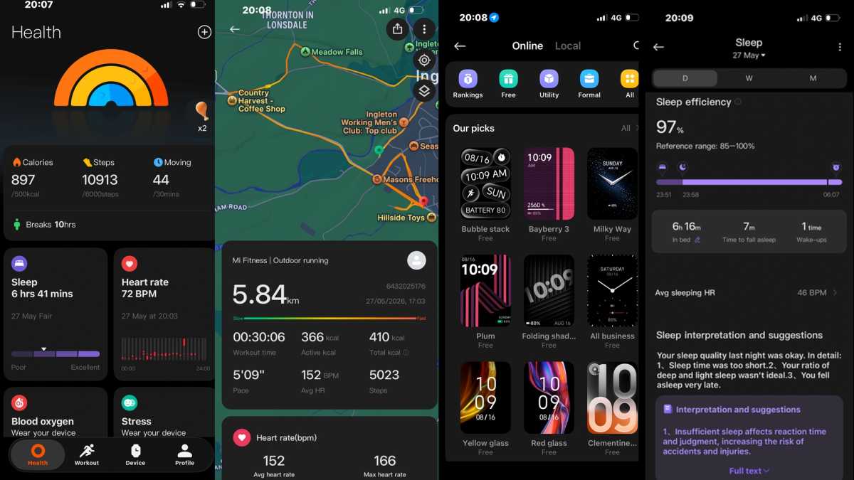 Xiaomi Mi Fit app