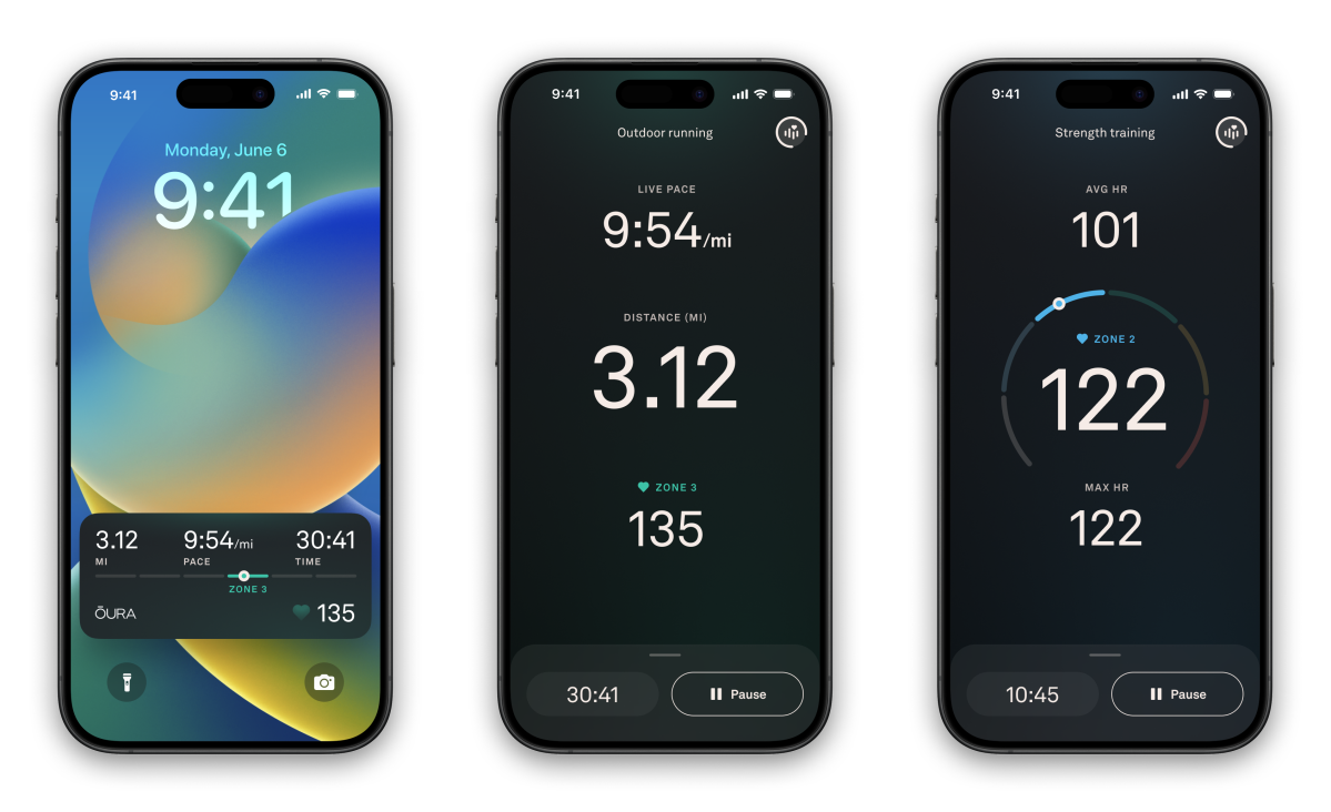 Oura Ring 5 Live Activity