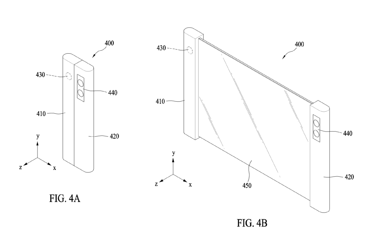 Samsung rollable phone patent