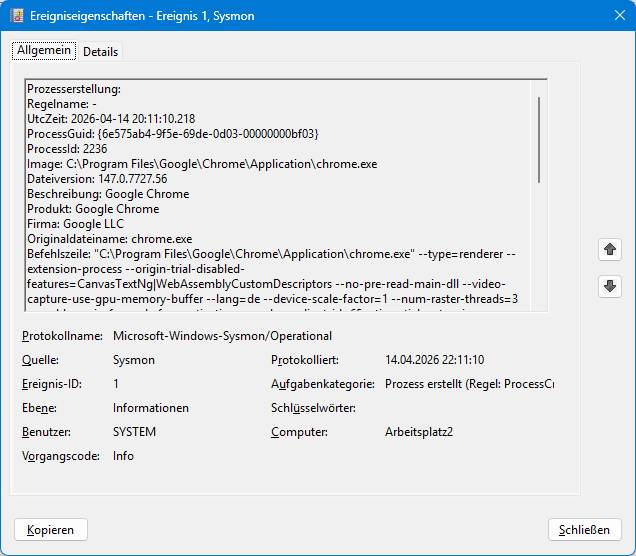 Systemmonitor Details