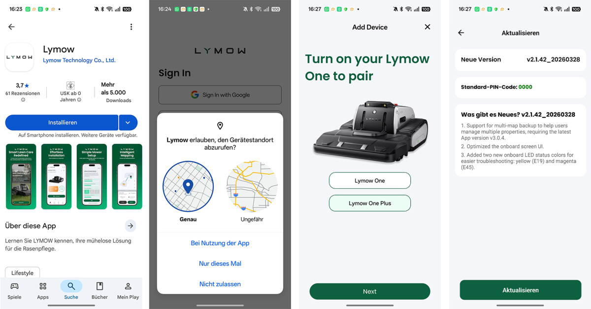 Test Lymow One Plus App1
